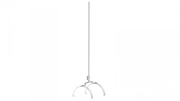 Iglica gąsiorowa podwójna L-1000mm fi 12mm aluminiowa 71.10 AL /97101009/