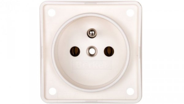 Integro Flow Gniazdo pojedyncze z/u śnieżnobiałe mat 961852502