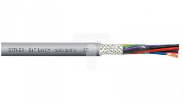 Przewód sterowniczy BiT LiYCY 4x0,75 300/300V Eca /bębnowy/