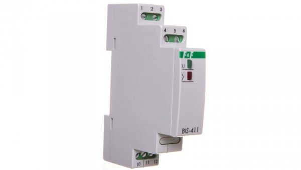 Przekaźnik bistabilny włącz/wyłącz 1P 16A separowany 165-265V AC Inrush BIS-411-LED