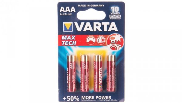 Bateria alkaliczna LR03 / AAA LONGLIFE MAX POWER /4 szt./