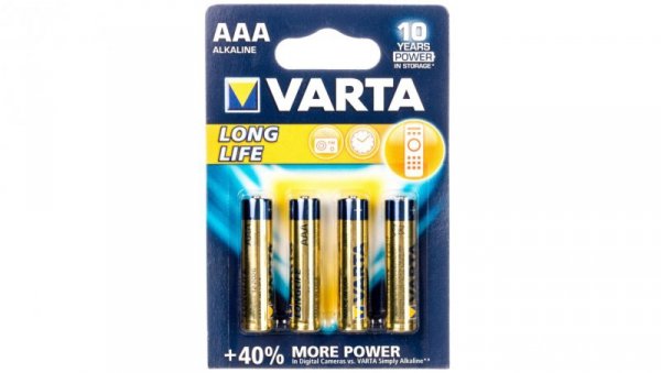 Bateria alkaliczna LR03 / AAA LONGLIFE /4 szt./