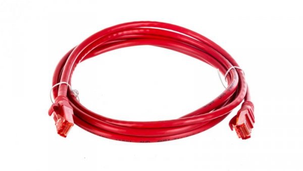 Kabel krosowy (Patch Cord) U/UTP kat.6 czerwony 2m DK-1612-020/R