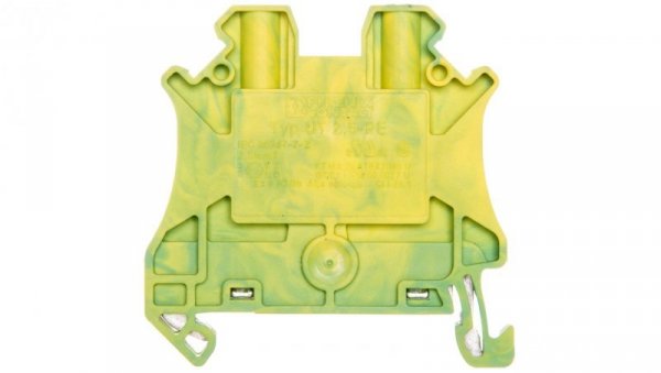 Złączka szynowa ochronna 2,5mm2 zielono-żółta UT 2,5-PE BK 3044093