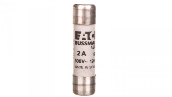Wkładka bezpiecznikowa cylindryczna 10x38mm 2A gG 500V C10G2