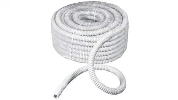 Rura spiralna wysokoelastyczna szara PVC fi10 ECGFE10 /30m/