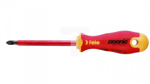 Wkrętak krzyżowy PH2 izolowany 1000V Ergonic 400 VDE 41420390