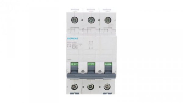 Wyłącznik nadprądowy 3P B 16A 10kA AC 5SL4316-6