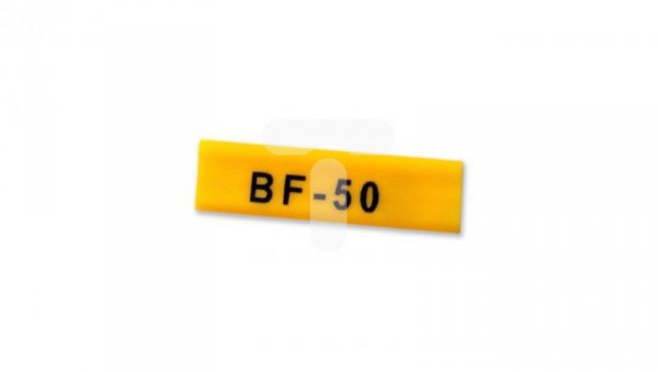 Profil żółty na przewody 4,0 - 6,0mm2 BF-50 /rolka 100m/