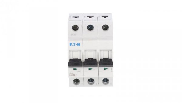 Wyłącznik nadprądowy 3P D 2A 6kA AC PL6-D2/3 286608