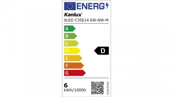 Żarówka LED E14 XLED C35E14 6W-NW-M 810lm 4000K barwa neutralna 29623