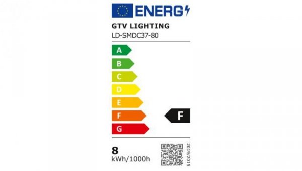 Żarówka LED SMD 2835, E14, C37, 8W, 700lm, 3000K, AC220-240V, kąt świecenia 160,