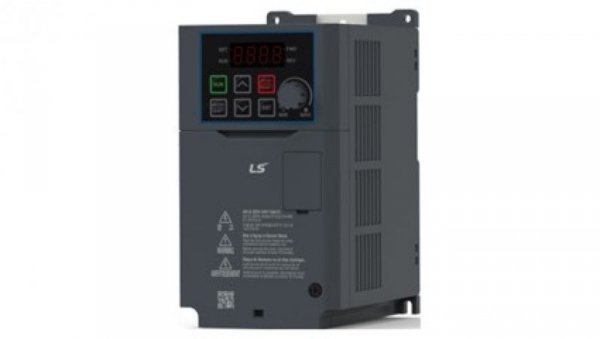 Przemiennik częstotliwości LSIS serii G100 7,5kW 3x400V AC filtr EMC C3 klawiatura LED LV0075G100-4EOFN