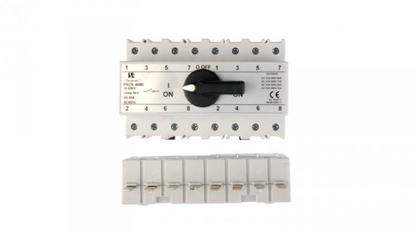Przełącznik sieć-agregat 80A 4P PRZK-4080W02