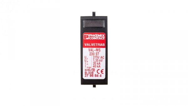 Ogranicznik przepięć Typ T2 1P 40kA Typ2 VAL-MS 230 ST 2798844