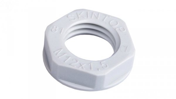 Nakrętka poliamidowa M12 SKINTOP GMP-GL-M 12x1,5 jasnoszara 53119003 /100szt./