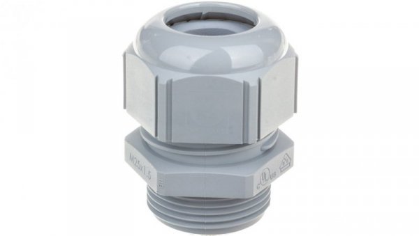 Dławnica kablowa poliamidowa M25 IP68 SKINTOP STR-M 25x1,5 ciemnoszara 53111130