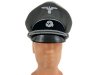 MC077  OFICERSKA CZAPKA  WAFFEN-SS - SZARA