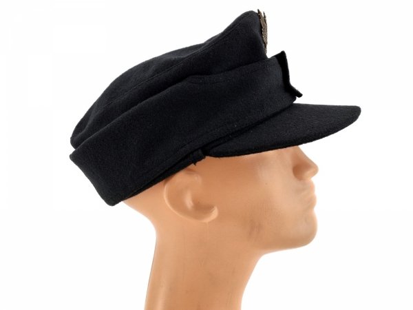 MC082 CZAPKA POLOWA M43 PROPORCZYK - POWSTANIE WARSZAWSKIE CZARNA