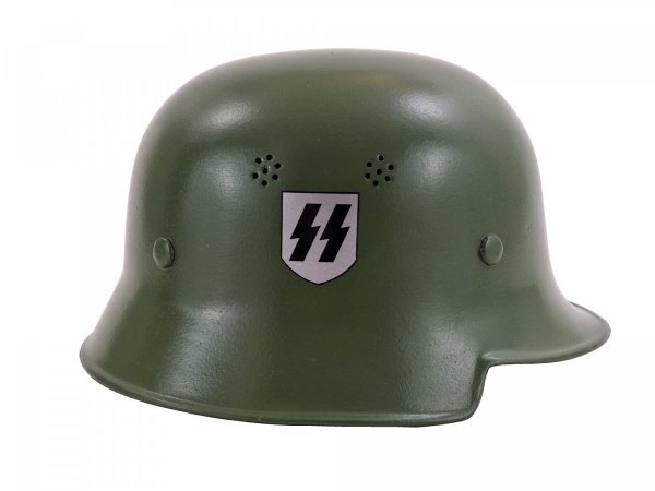 MH154 HEŁM NIEMIECKI M34 SS POLIZEI - APFELGRÜN