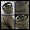 Smycz dla psa CZARNO - KOLOROWA oryginalny BIOTHANE® 16 mm