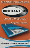 Linka dla psa CZARNO - KOLOROWA oryginalny BIOTHANE® 16 mm