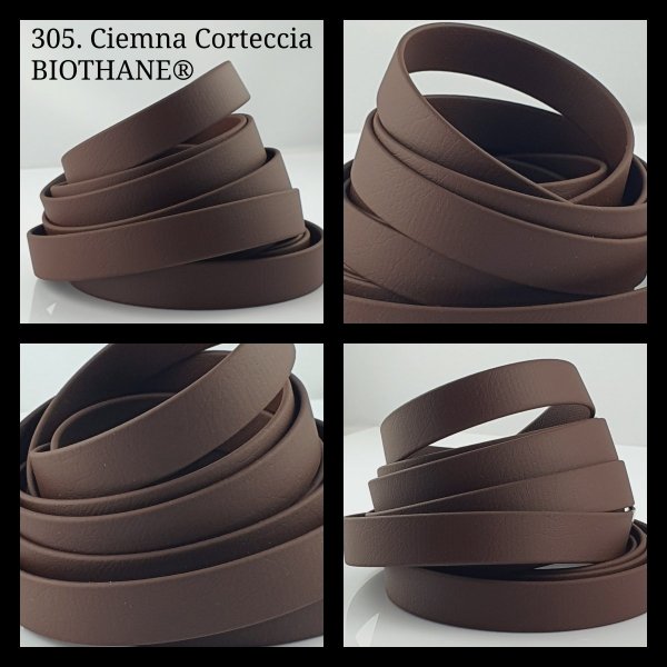 Smycz dla psa CZARNO - KOLOROWA oryginalny BIOTHANE® 16 mm