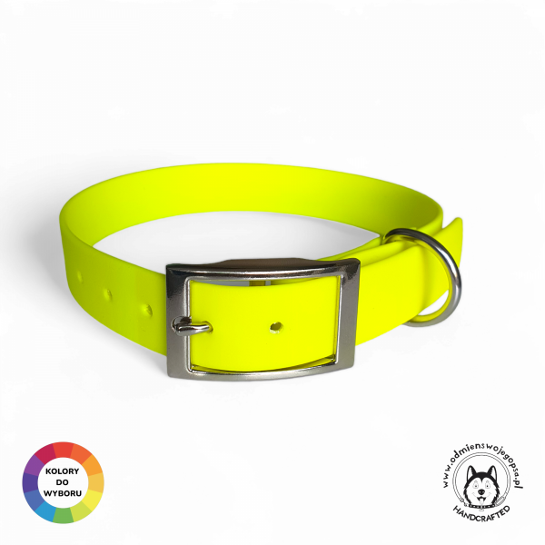 Obroża dla psa XL (50 - 58 cm) oryginalny BIOTHANE® 25mm