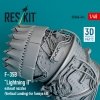 RESKIT RSU48-0414 F-35B Lightning II exhaust nozzles (Vertical Landing) for Tamiya kit (3D printed) 1/48