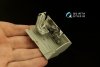 Quinta Studio QD32148 P-47D Thunderbolt Bubbletop Early 3D-Printed & coloured Interior on decal paper (Trumpeter) 1/32