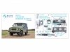 Quinta Studio QD35115 UAZ-469 3D-Printed & coloured Interior on decal paper (Zvezda) 1/35
