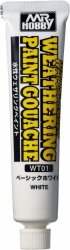 Gunze Sangyo WT-01 Weathering Water-Based Paint Gouache Basic White 20ml