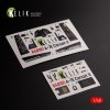 KELIK K48101 A-7E Corsair II- interior 3D decals for HobbyBoss kit 1/48
