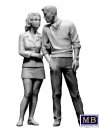 Master Box 24029 Dangerous Curves Series. Bob and Sally - The Happy Couple 1/24