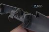 Quinta Studio QD72023 F4U-1 Corsair (Bird cage) 3D-Printed & coloured Interior on decal paper (for Tamiya kit) 1/72