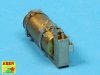 Aber 16027 Fire extinguisher with brackets used on German tanks, assault guns and other vehicles (1:16)