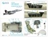 Quinta Studio QD48280 F/A-18C late 3D-Printed & coloured Interior on decal paper (HobbyBoss) 1/48