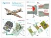 Quinta Studio QD+72054 P-40E Warhawk 3D-Printed & coloured Interior on decal paper (Academy/Modelist) (with 3D-printed resin parts) 1/72