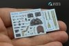 Quinta Studio QD48120 Spitfire Mk.VIII 3D-Printed & coloured Interior on decal paper (Eduard) 1/48