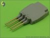 Master SM-700-030 France 380 mm/45 (14.96in) Model 1935 barrels - for turrets with blastbags (8pcs)