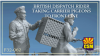 Copper State Models F32-062 British Dispatch Rider taking carrier pigeons to the front line 1/32