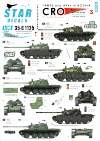 Star Decals 35-C1125 HVO - Hrvatsko Vijece Obrane (Croat). T-55 and T-55A 1992-95 1/35