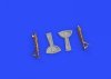 Eduard 648308 Bf 109F undercarriage legs BRONZE  EDUARD 1/48