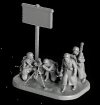  Zvezda 6209 German 81-mm mortar with crew 1941-1945 (winter uniform) 1/72