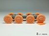 E.T. Model P35-102 WWII German Sd.Kfz.234 Small Diameter Weighted Wheels Type.2 1/35