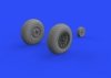Eduard 648503 P-51D wheels oval tread 1/48 EDUARD