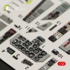 KELIK K48040 MIG-29A (9-12) FULCRUM INTERIOR 3D DECALS FOR GWH KIT 1/48
