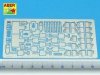 Aber 35A094 Magazines and ammo boxes for 20mm KwK 30 and 38 German clasps and clamps (2nd choice) (1:35)