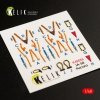 KELIK K48055 IA-58 PUCARA INTERIOR 3D DECALS FOR KINETIC KIT 1/48
