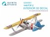 Quinta Studio QD48540 F3F-2 3D-Printed & coloured Interior on decal paper (Academy/Accurate Miniatures) 1/48
